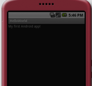My First Android App